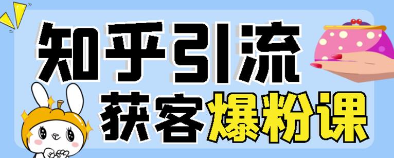 2022船长知乎引流+无脑爆粉技术：每一篇都是爆款，不吹牛，引流效果杠杠的网创吧-网创项目资源站-副业项目-创业项目-搞钱项目网创吧