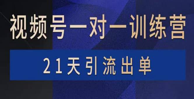 视频号训练营：带货，涨粉，直播，游戏，四大变现新方向，21天引流出单网创吧-网创项目资源站-副业项目-创业项目-搞钱项目网创吧