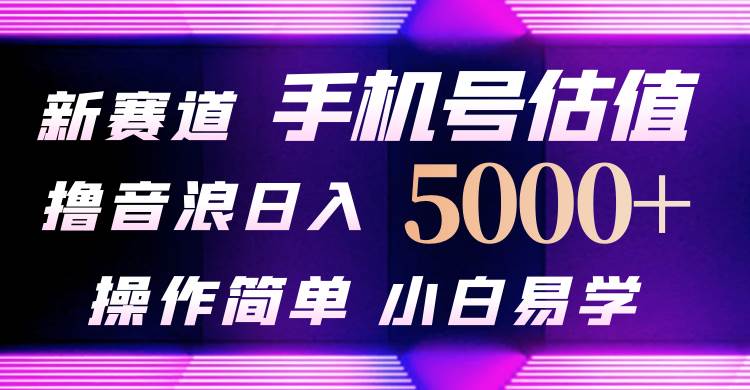 抖音不出境直播【手机号估值】最新撸音浪，日入5000+，简单易学，适合…网创吧-网创项目资源站-副业项目-创业项目-搞钱项目网创吧