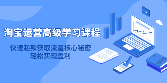 淘宝运营高级学习课程：快速获取流量核心秘密，轻松实现盈利！网创吧-网创项目资源站-副业项目-创业项目-搞钱项目网创吧