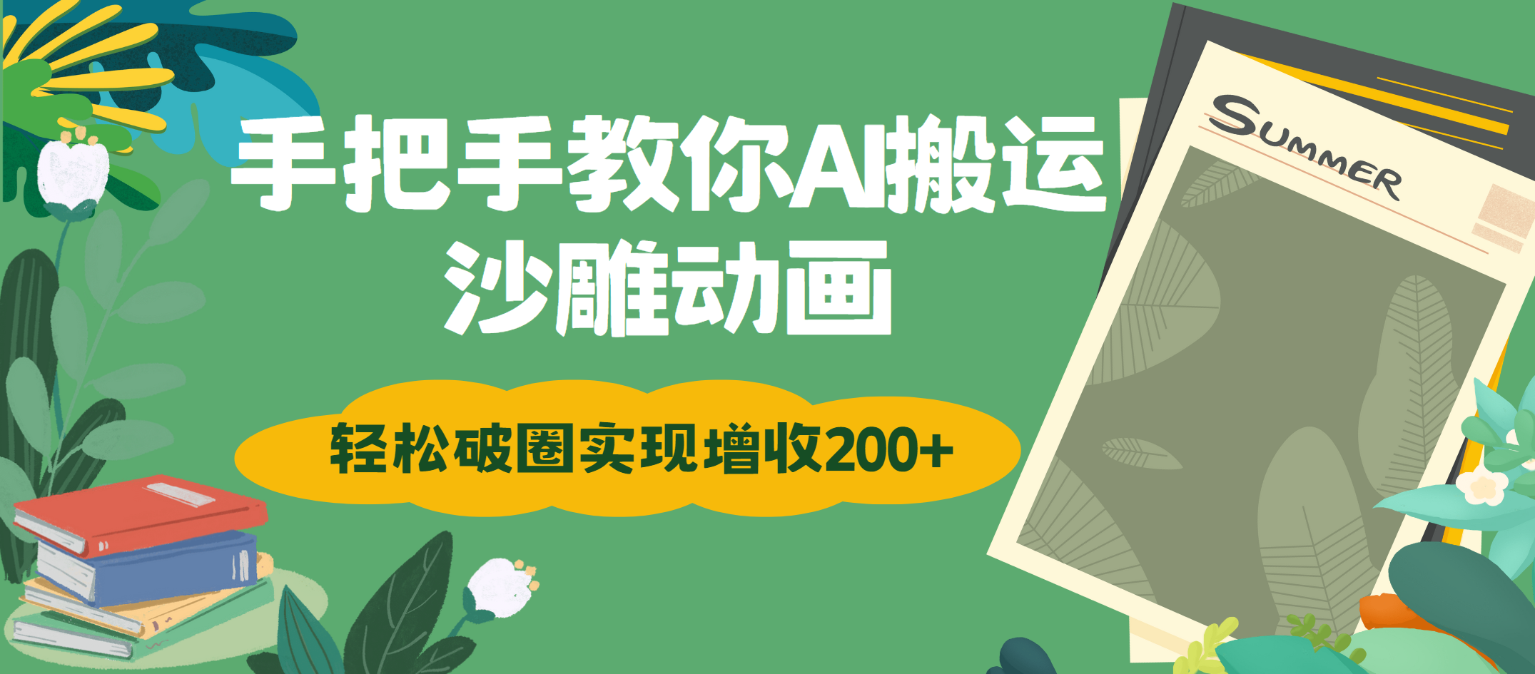 手把手教你用AI搬运沙雕动画轻松破圈实现增收200+网创吧-网创项目资源站-副业项目-创业项目-搞钱项目网创吧